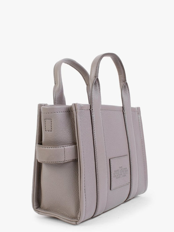 The Leather Small Cement Tote Bag