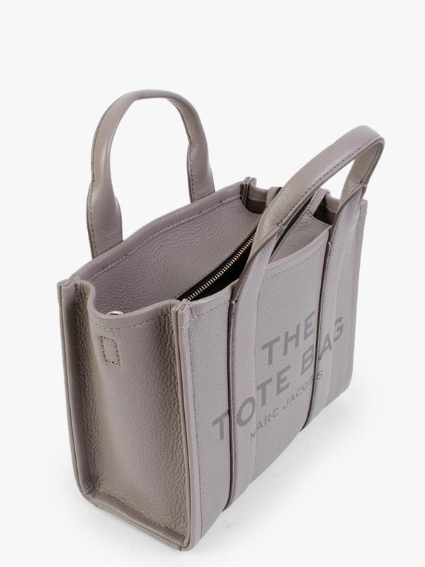 The Leather Small Cement Tote Bag