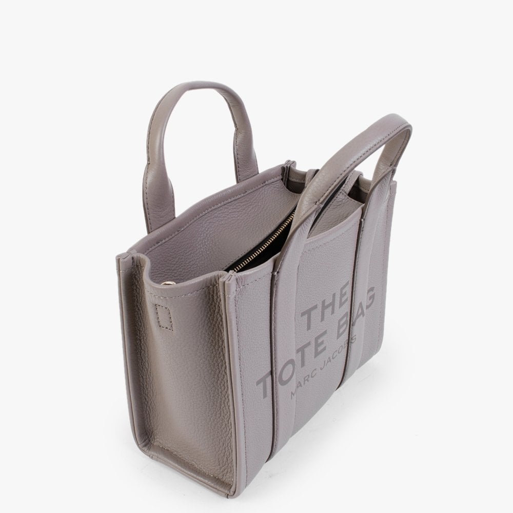 The Leather Small Cement Tote Bag
