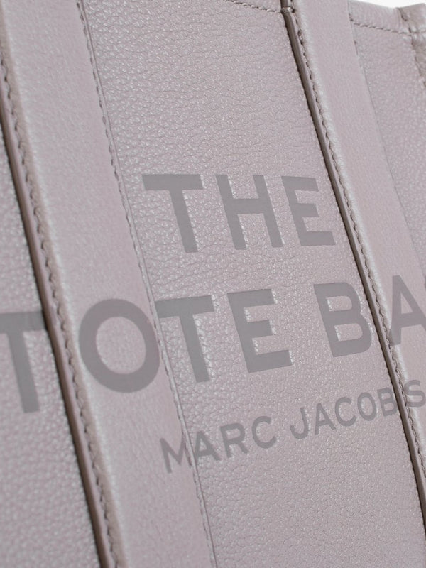 The Leather Small Cement Tote Bag