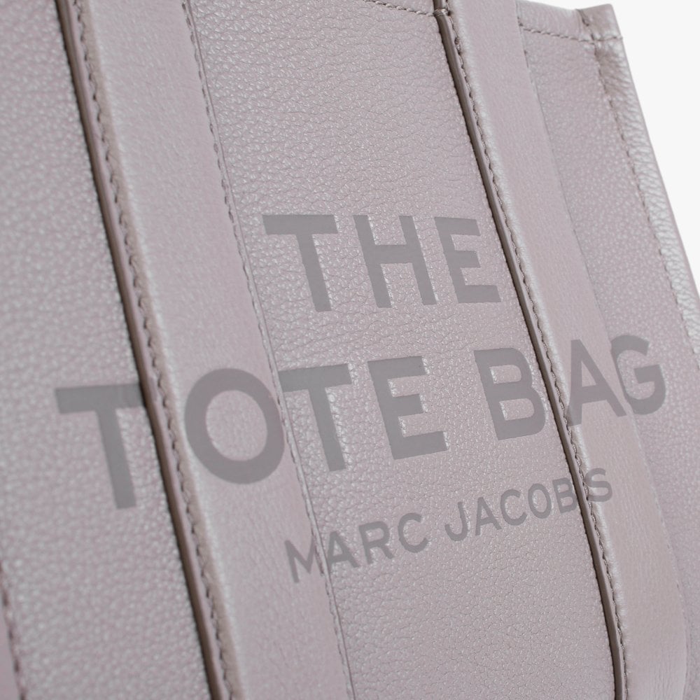 The Leather Small Cement Tote Bag