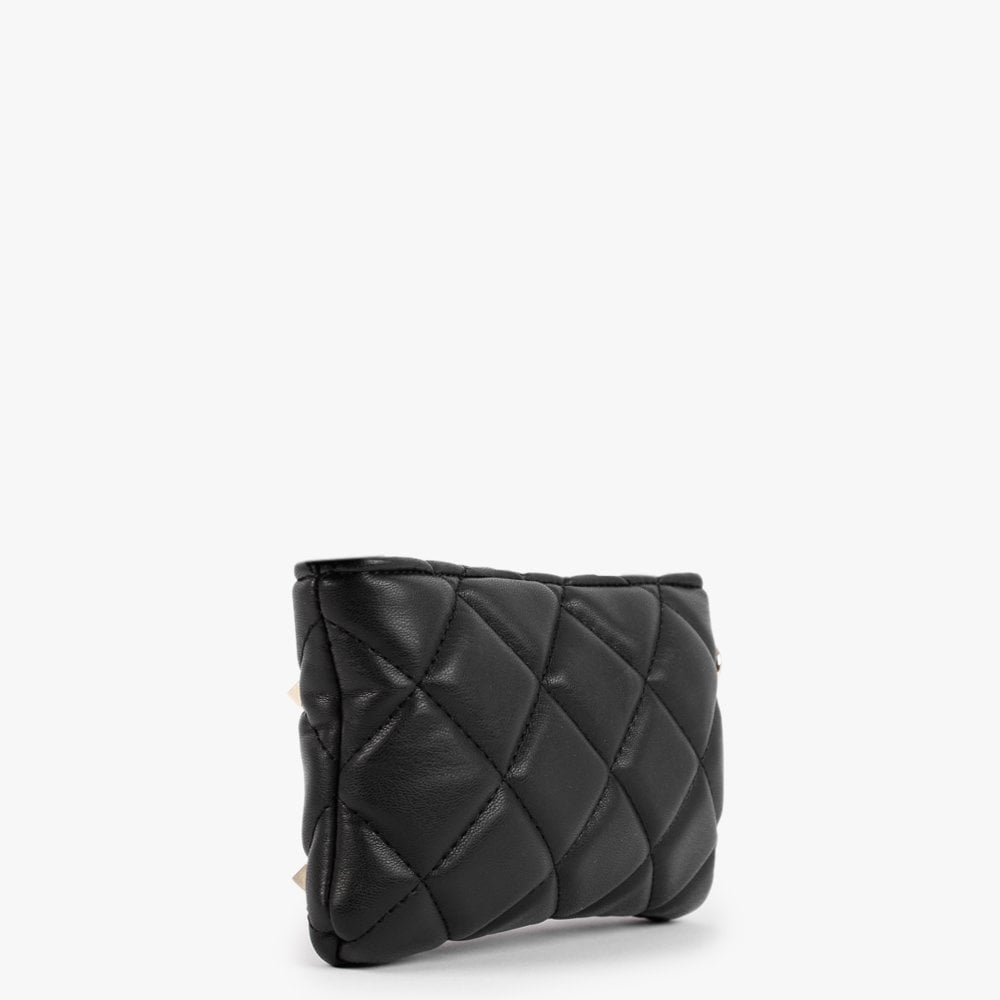 Black Studded Wristlet Pouch