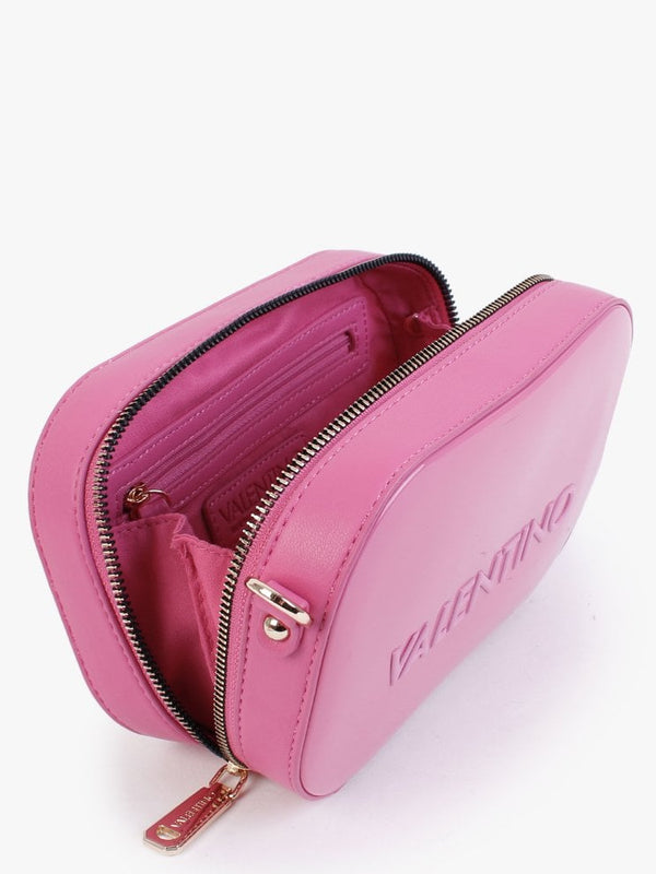 Sabel Haversack Fuxia Patent Cross-Body Bag