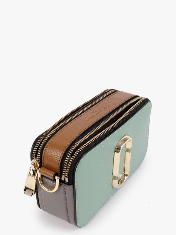 The Snapshot Aspen Green Multi Leather Camera Bag