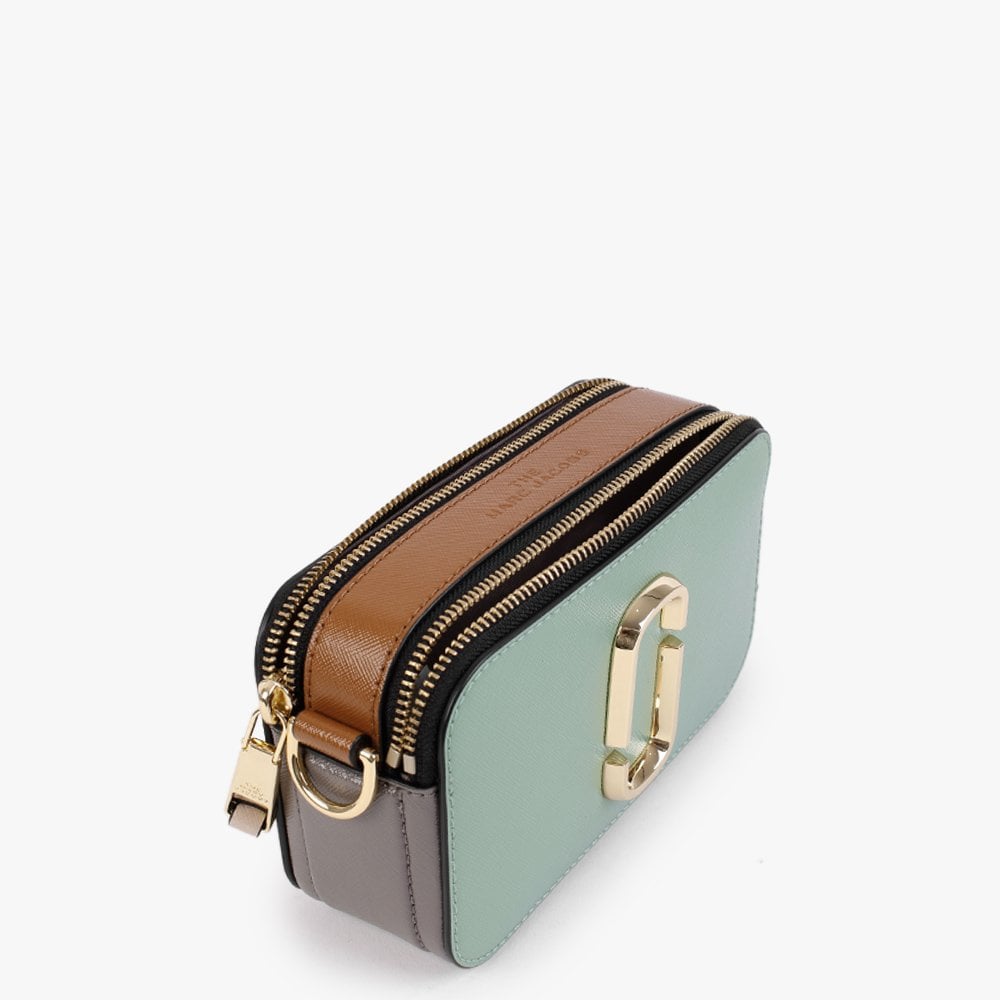 The Snapshot Aspen Green Multi Leather Camera Bag