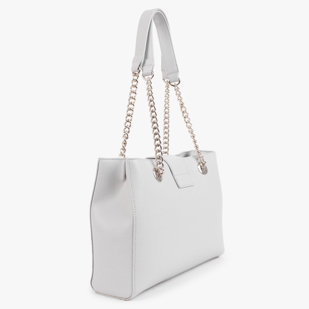Divina Ghiaccio Pebbled Chain Tote Bag