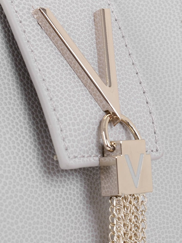 Divina Ghiaccio Pebbled Chain Tote Bag