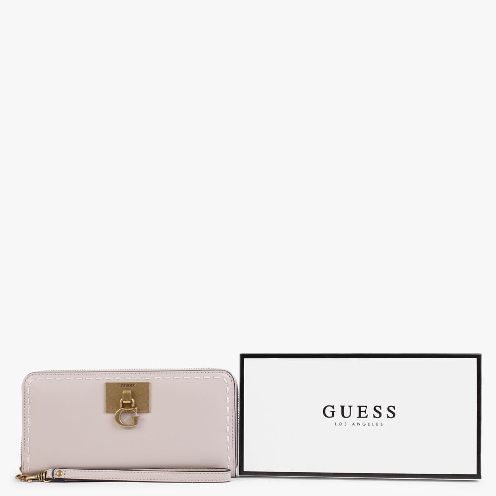 Large Stephi Light Rum Zip Around Wallet