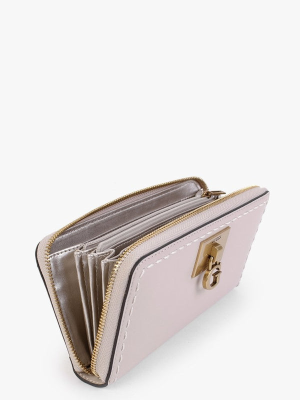 Large Stephi Light Rum Zip Around Wallet