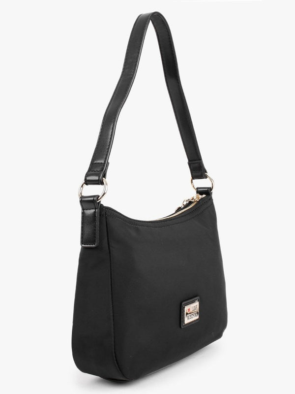 Full Of Love Black Shoulder Bag