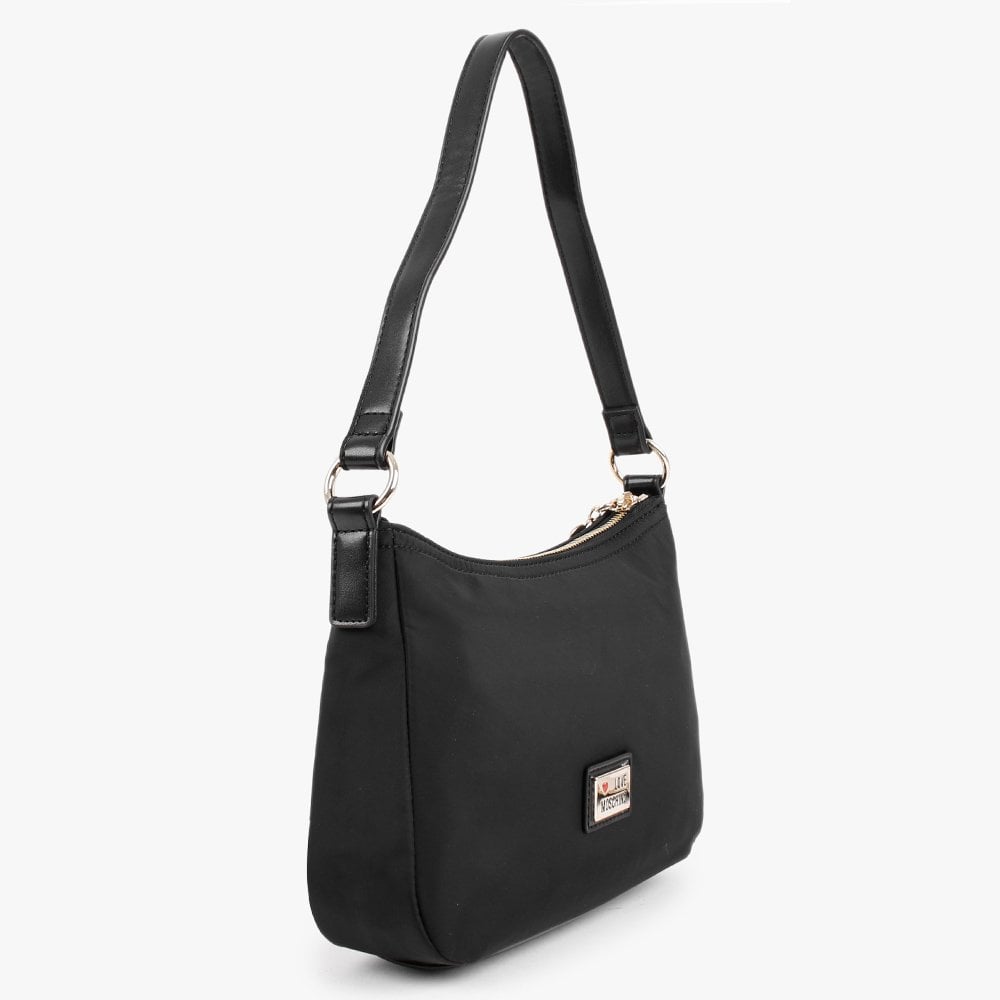 Full Of Love Black Shoulder Bag