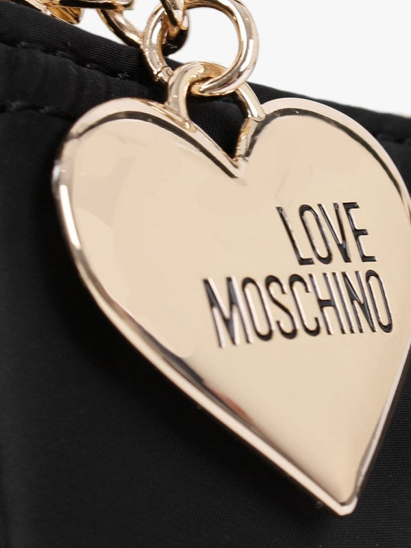 Full Of Love Black Shoulder Bag
