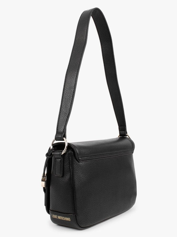 Sporty Love Black Shoulder Bag