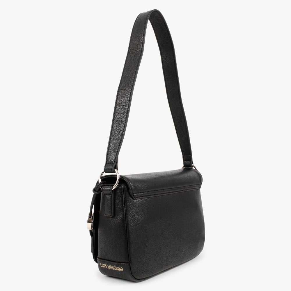Sporty Love Black Shoulder Bag