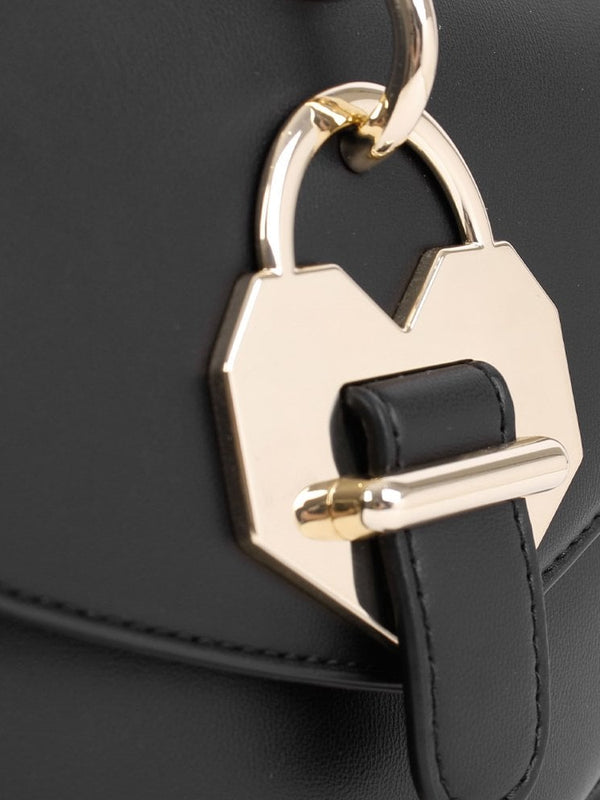 Lockie Heart Black Cross-Body Bag