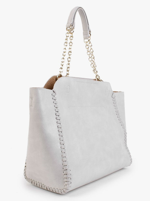 Benton Off White Shopper Bag
