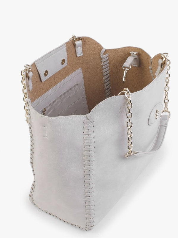Benton Off White Shopper Bag