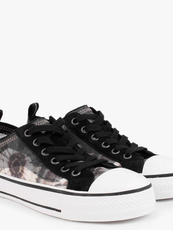 Vertu Transparent Tie Dye Cuoio Multi Lace Up Trainers
