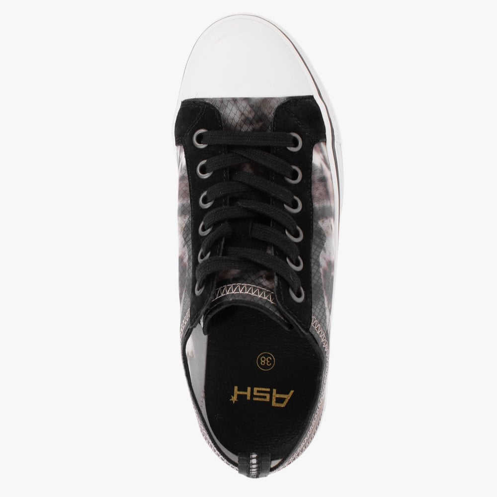 Vertu Transparent Tie Dye Cuoio Multi Lace Up Trainers