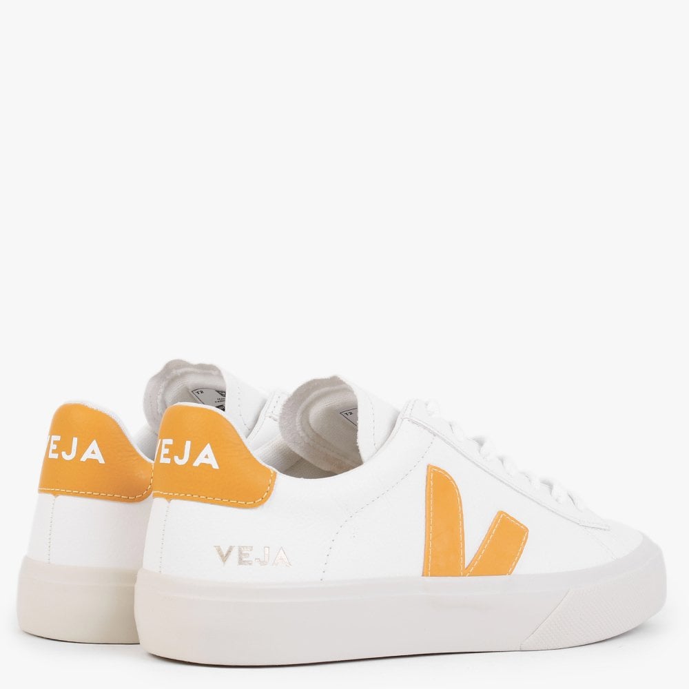 Campo Chromefree Leather Extra White Ouro Trainers