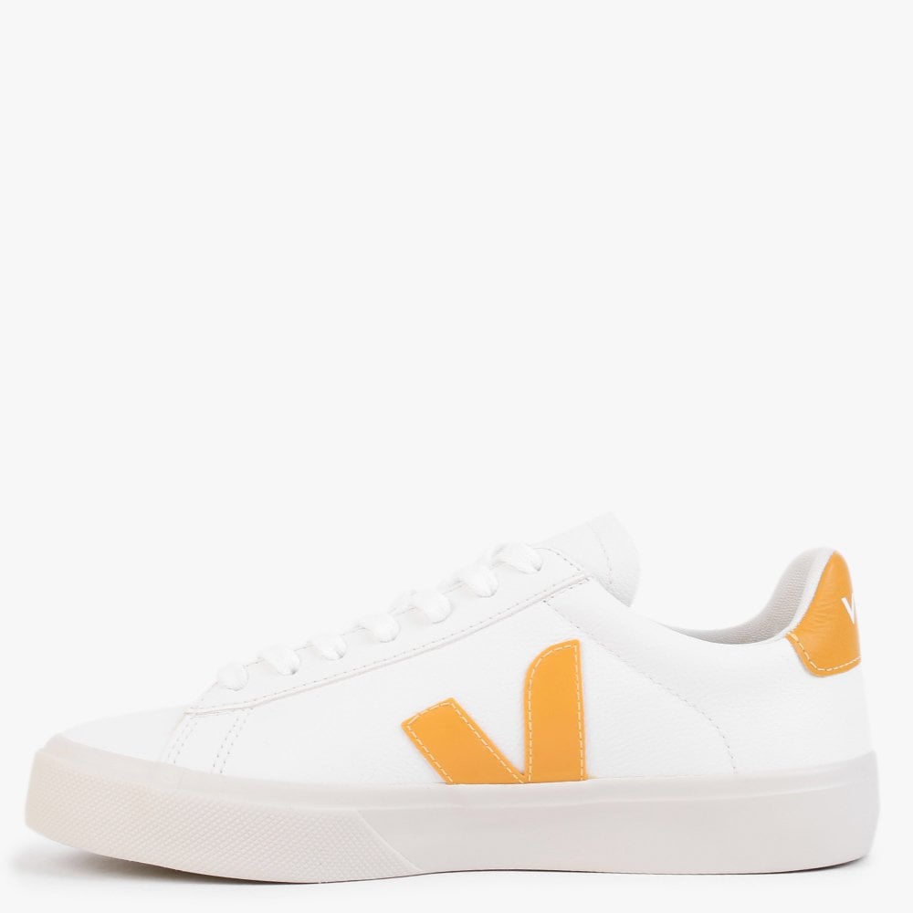 Campo Chromefree Leather Extra White Ouro Trainers