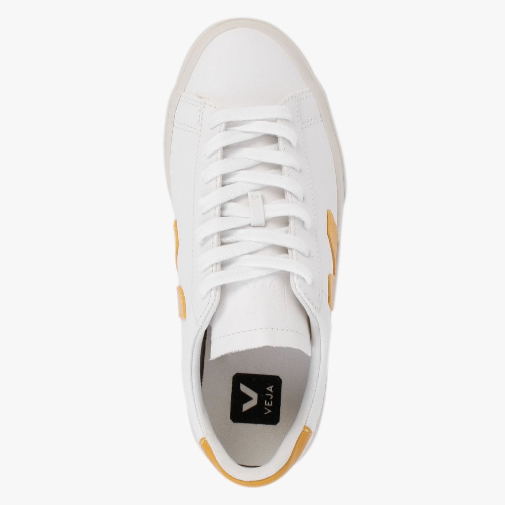 Campo Chromefree Leather Extra White Ouro Trainers