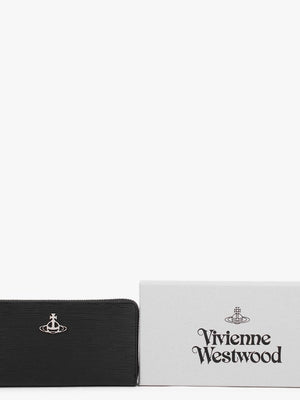 Polly Vegan Black Zip Around Wallet
