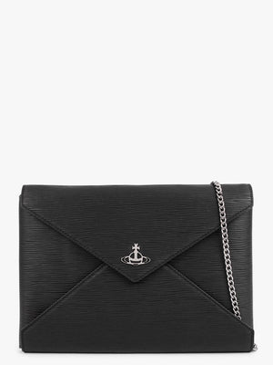 Polly Vegan Black Pouch With Chain Bag
