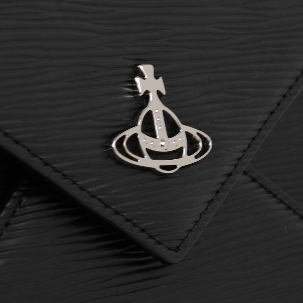 Polly Vegan Black Pouch With Chain Bag