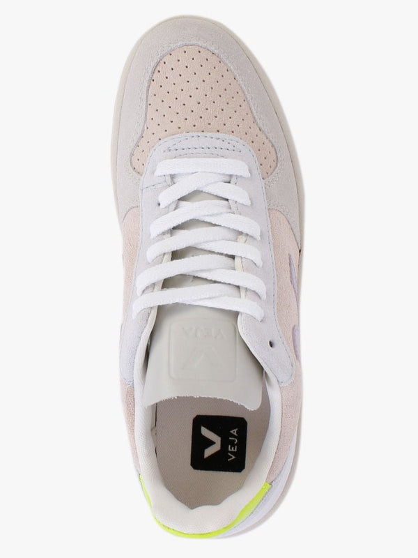 V-10 Multico Sable Parme Suede Trainers