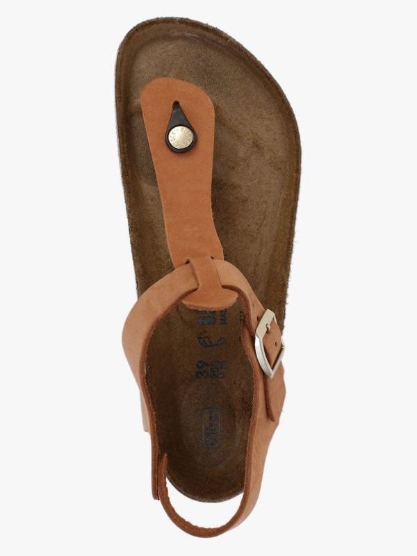 Kairo BS Pecan Nubuck Leather Sandals