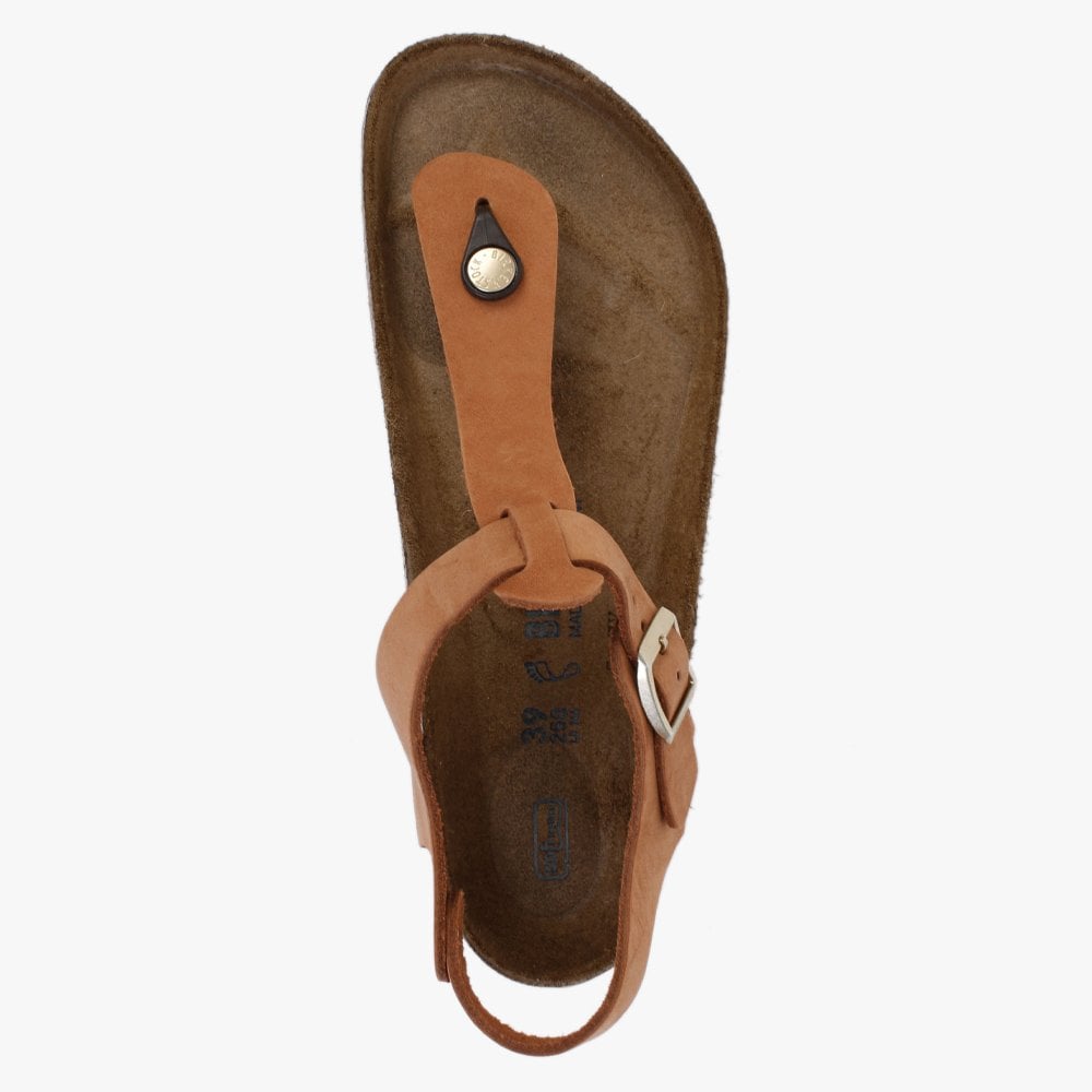 Kairo BS Pecan Nubuck Leather Sandals