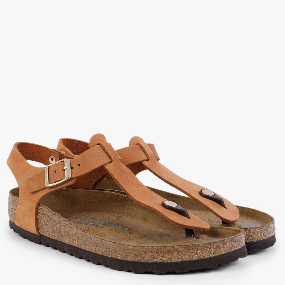 Kairo BS Pecan Nubuck Leather Sandals