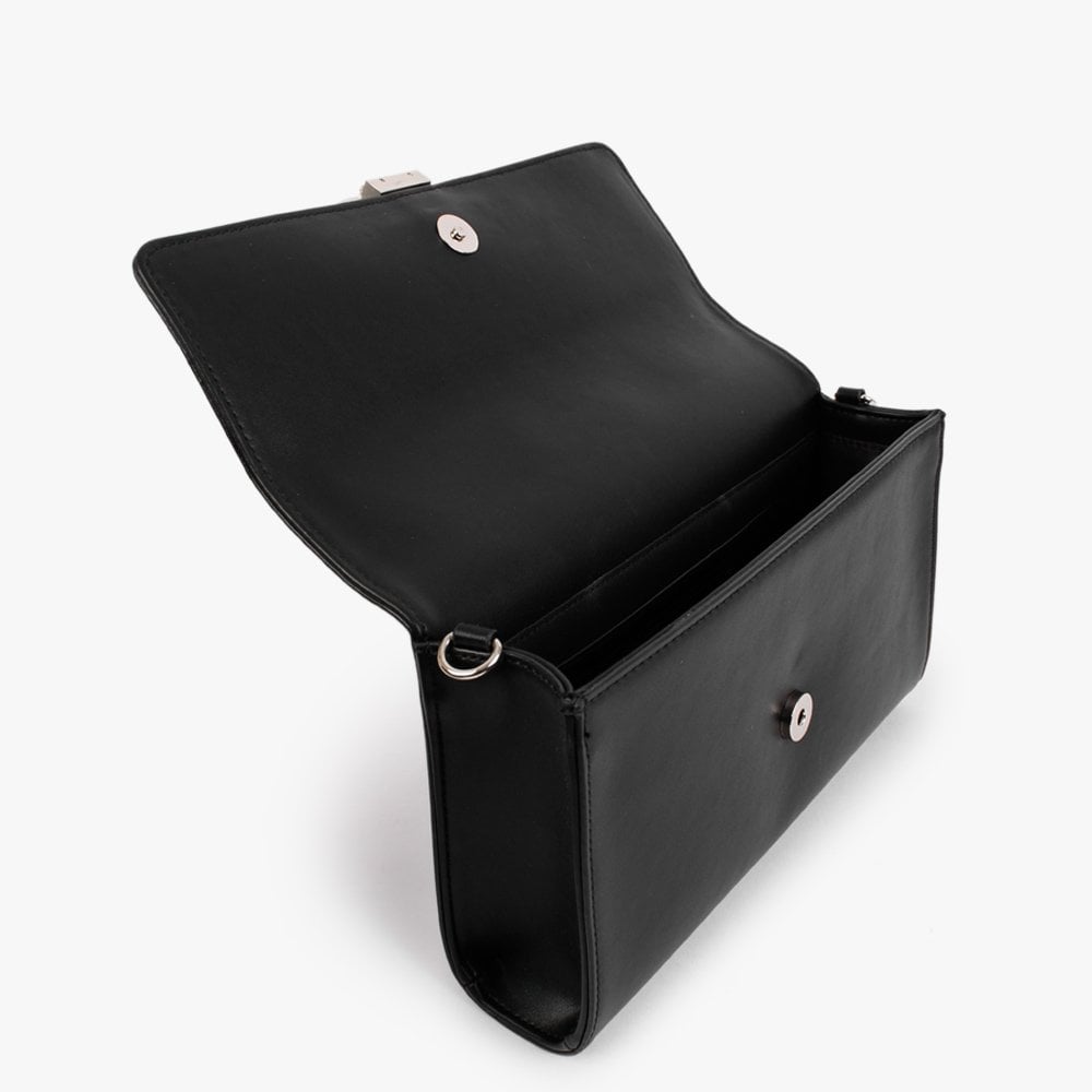 Medium Piccadilly Black Satchel Bag