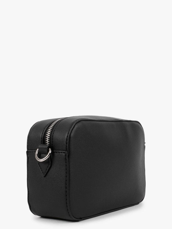 Olive Haversack Black Cross-Body Bag