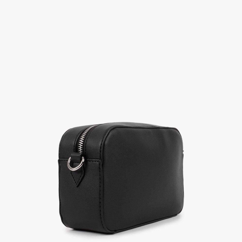 Olive Haversack Black Cross-Body Bag
