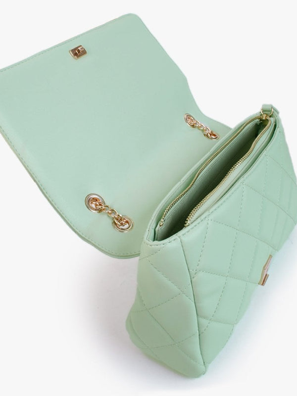 Ocarina Aloe Quilted Satchel Bag