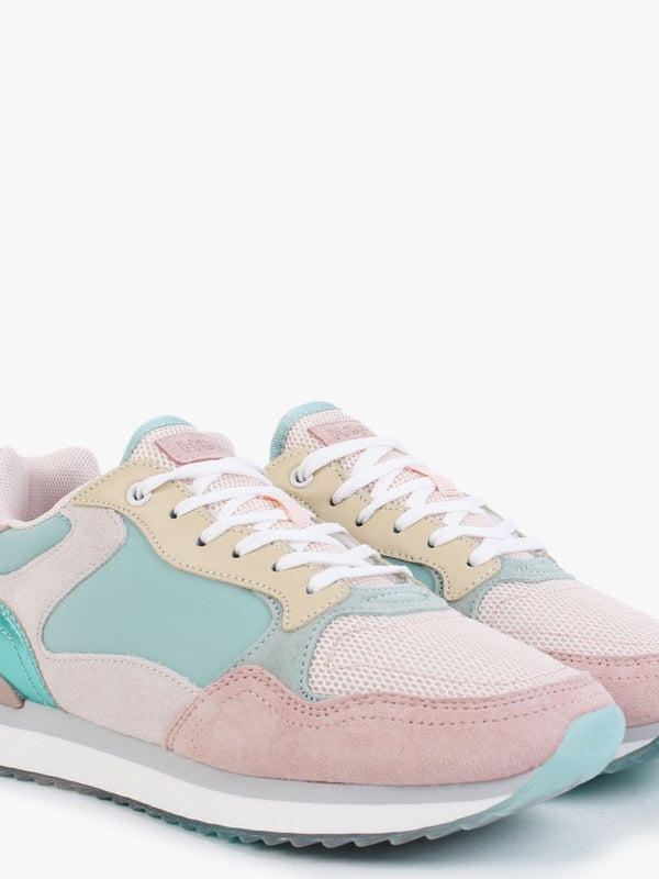 City Singapore Multicoloured Suede Trainers