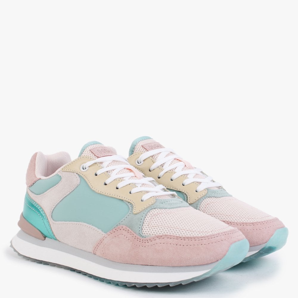 City Singapore Multicoloured Suede Trainers