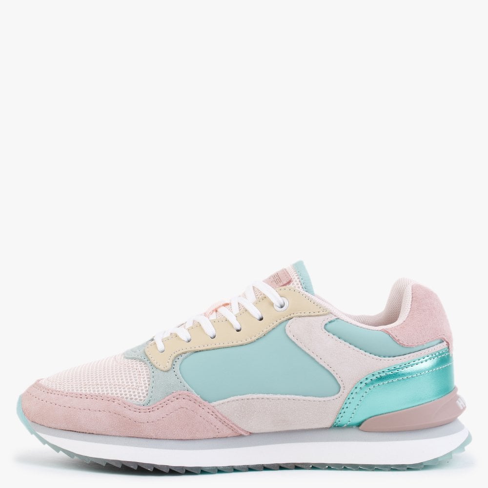 City Singapore Multicoloured Suede Trainers