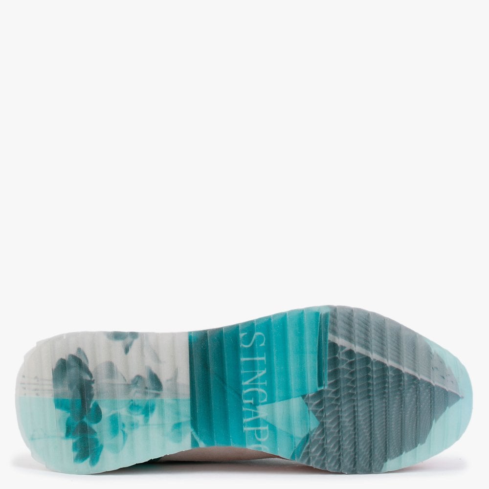 City Singapore Multicoloured Suede Trainers