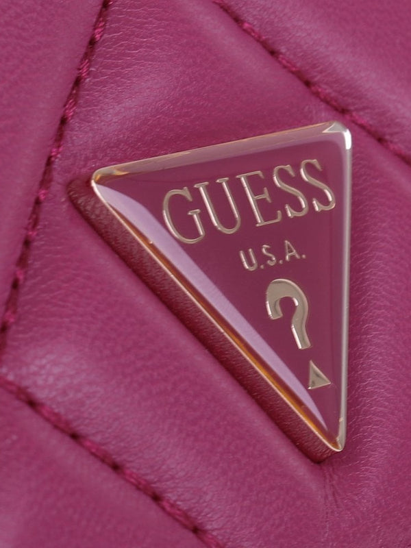 Helaina Quilted Fuchsia Cross-Body Bag