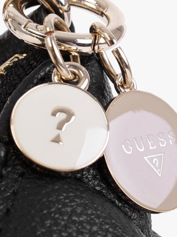 Gillian Quilted Black Hobo Bag