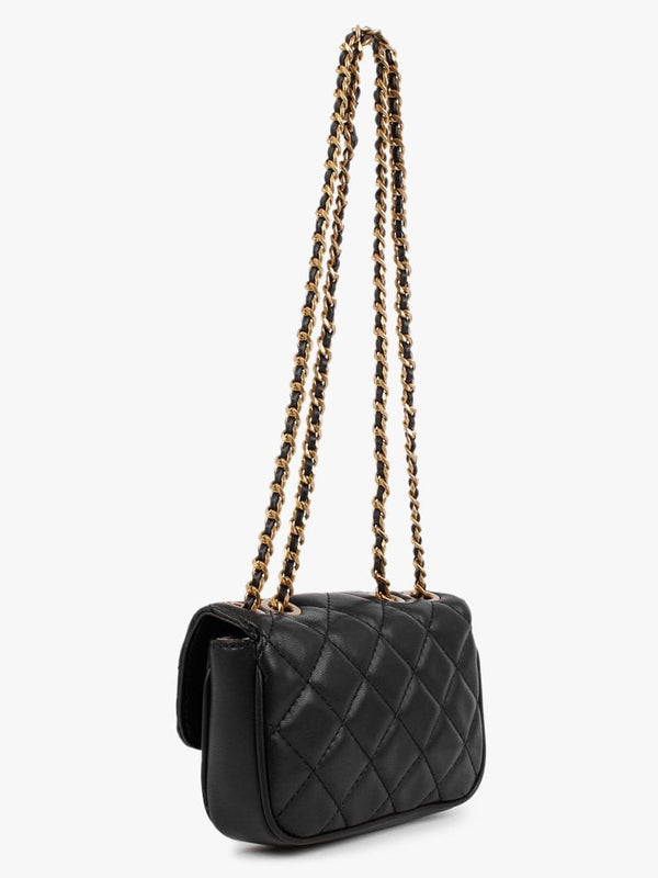 Micro Mini Cessily Black Shoulder Bag