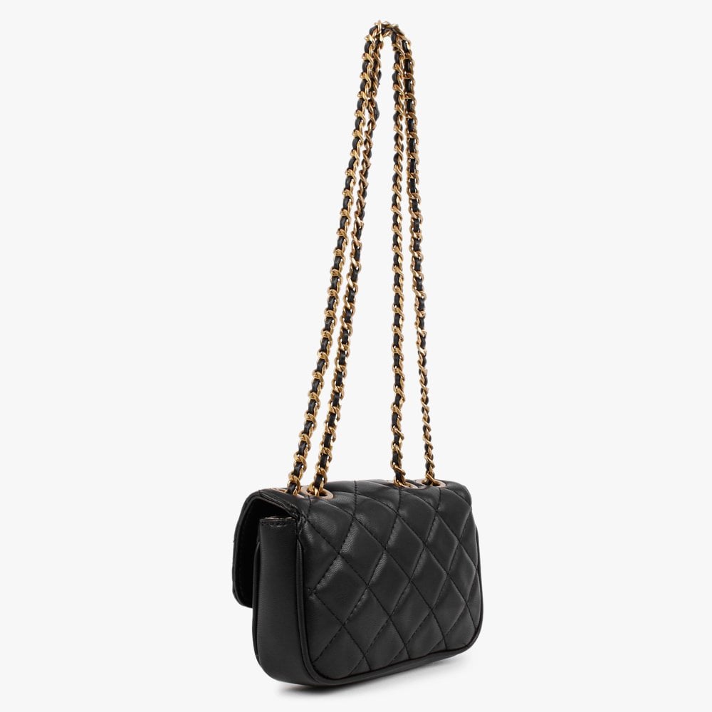 Micro Mini Cessily Black Shoulder Bag