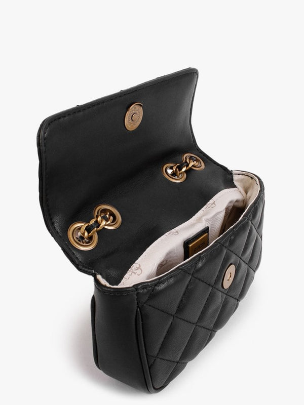Micro Mini Cessily Black Shoulder Bag