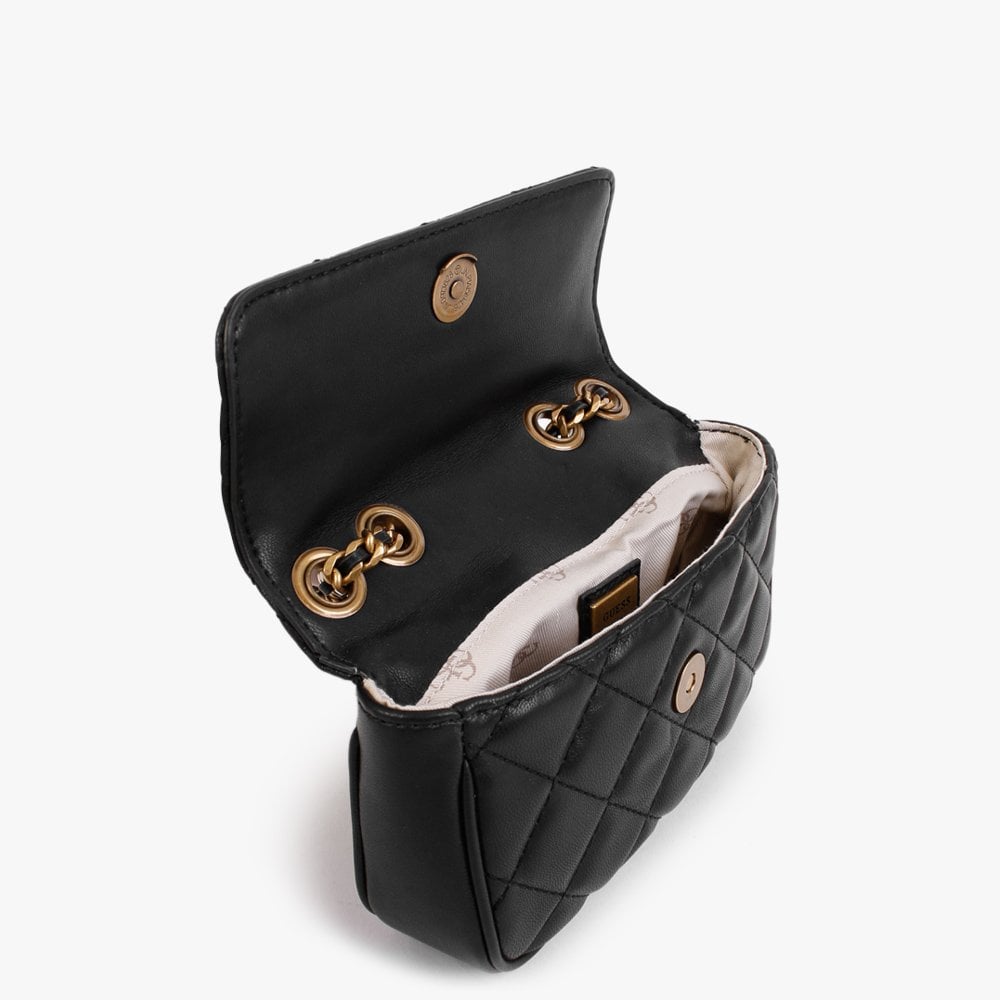 Micro Mini Cessily Black Shoulder Bag