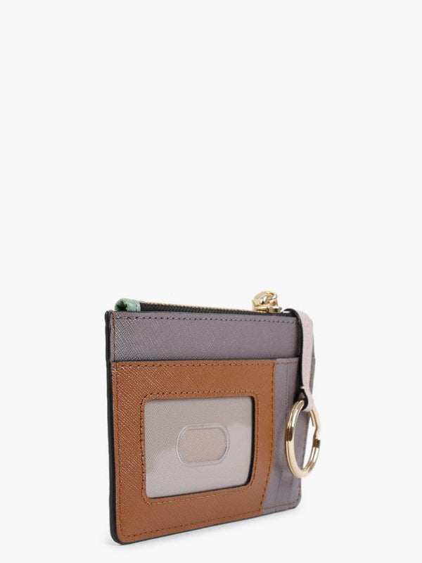 The Snapshot Top Zip Aspen Green Multi Leather Wallet