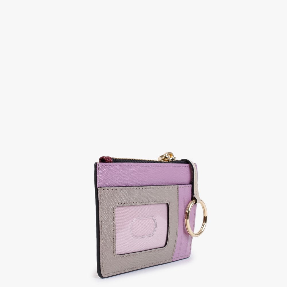 The Snapshot Top Zip Vachetta Red Multi Leather Wallet