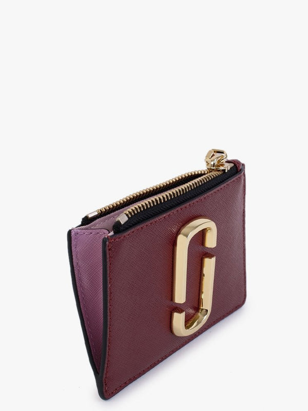 The Snapshot Top Zip Vachetta Red Multi Leather Wallet